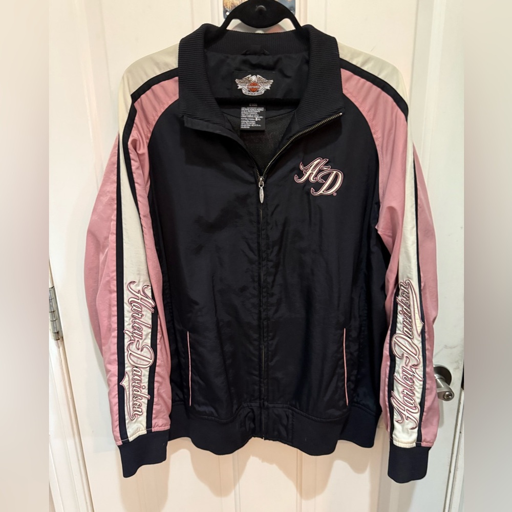 Like new Vintage style Harley Davidson bomber style jacket size 2X